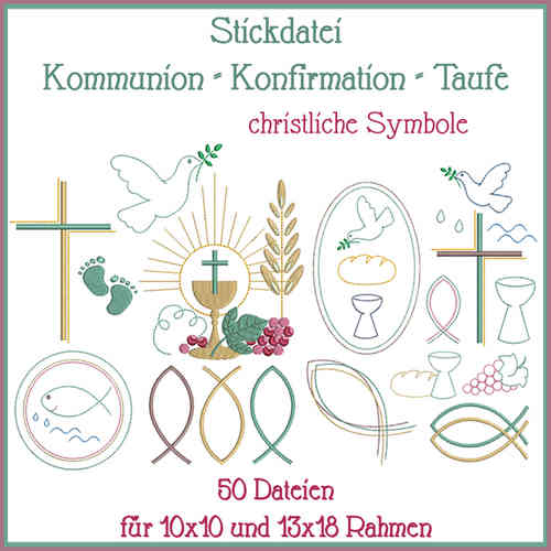 christian symbols embroidery