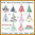 W18 Best of Christmas Trees Stickdatei Weihnachtsbaum Christbaum