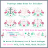 Flamingo Paradise Embroidery Set