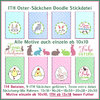 ITH Easter bag Doodle line work embroidery file