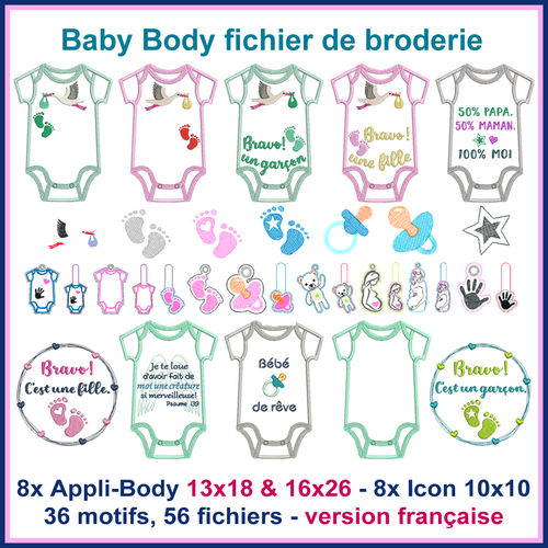 Baby Body fichier de broderie version française