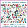 Mini Puschen Motive Sammlung Stickdatei 130 Minimotive Minis klein