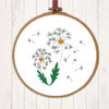 Embroidery files vintage dandelion