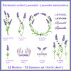 Stickdateien Lavendel Lavender
