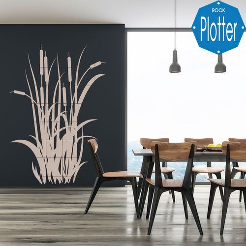 Cutfiles Cattail reed plants Home Set